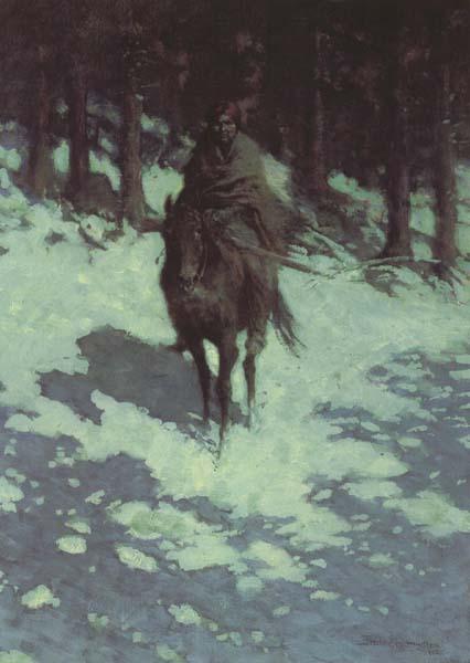 Frederic Remington Figure of the Night (mk43) Germany oil painting art